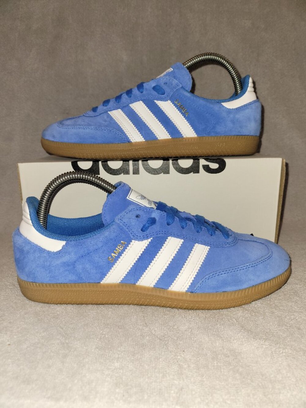 Adidas Originals Samba ADV Blue Bird Off White Tan Gum x JP5719 Men's Size 7